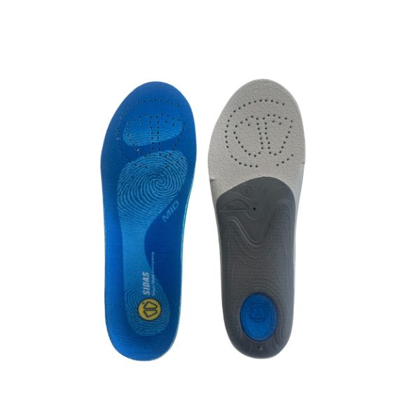 Preloved Sidas 3Feet Mid Arch Comfort Insoles - Damaged outer packaging