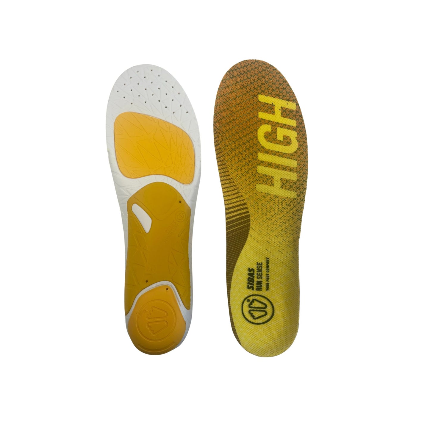 Preloved Sidas 3Feet Run Sense High Arch Running Insoles - Damaged outer packaging