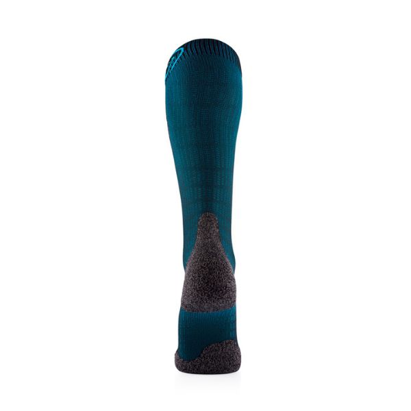Ski Expert Blue Ski Sock Heel View