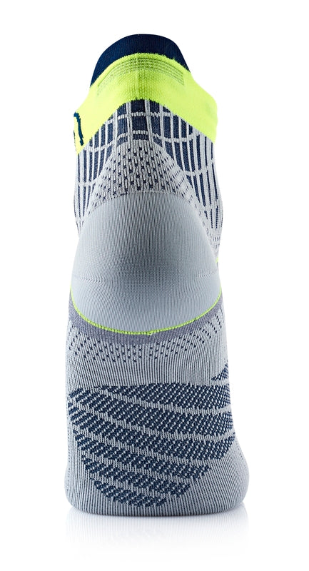 Run feel grey yellow heel