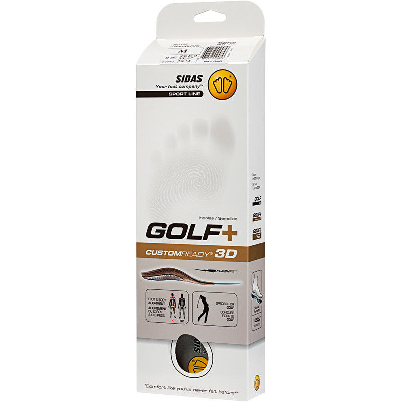 Sidas Golf+ Golf Insole packaging