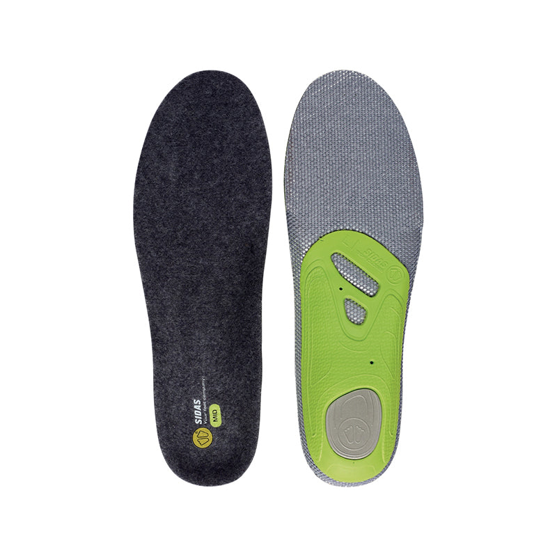 Sidas 3Feet Mid Merino Wool Walking Insoles
