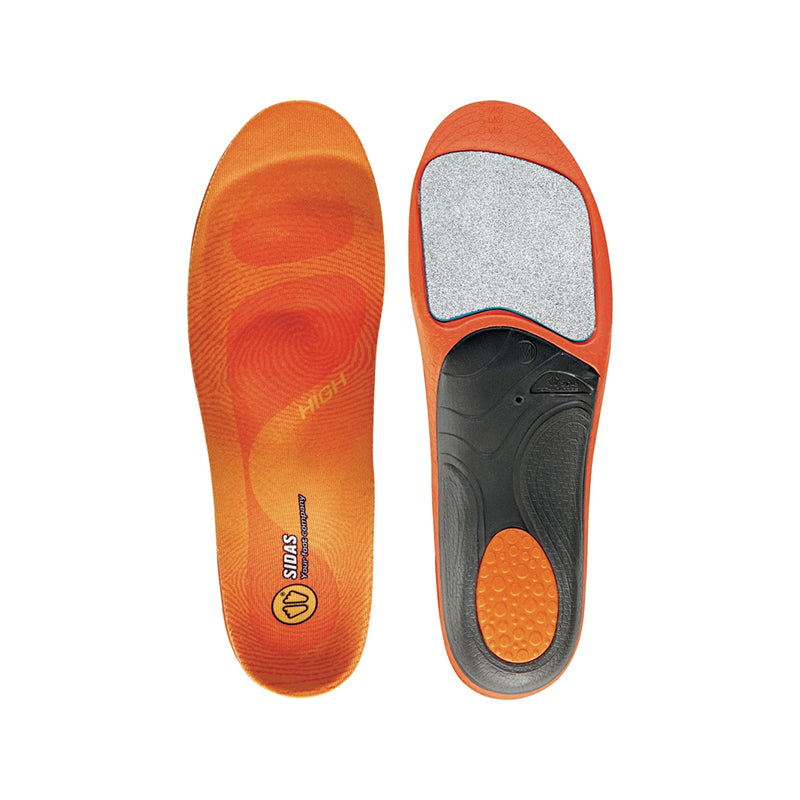 Sidas 3Feet Winter Ski and Snowboarding Insoles Top and Bottom View