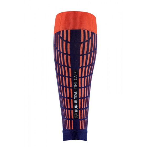 Sidas Ultra Light Calf Guard Running Calf Compression Blue & Orange Rear View