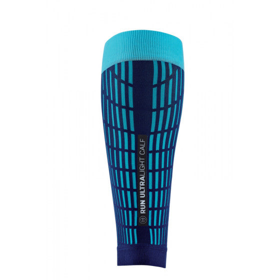 Sidas Ultra Light Calf Guard Running Calf Compression Blue & Turquoise Rear View