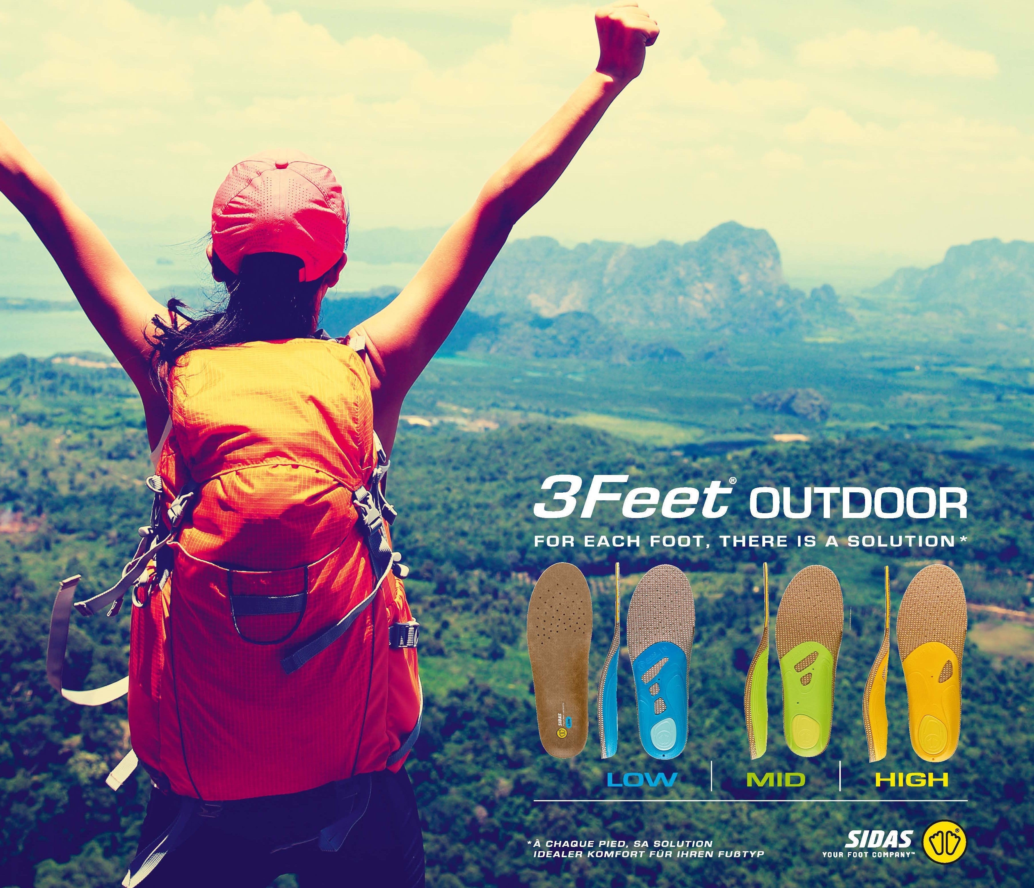 Supporting Insole Poster Getting the Right Hiking Insole: Comfort Starts with Your Feet – Sidas | UK