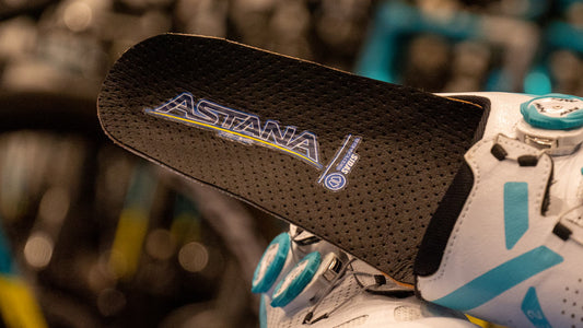 Astana Cycle Team Shoe with custom cycle insole fitted