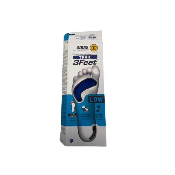 Preloved Sidas 3Feet Trail Low Arch Trail Running Insoles - Damaged outer packaging