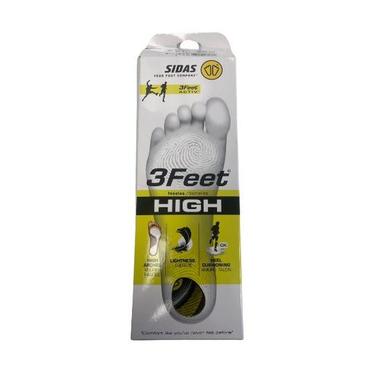 Preloved Sidas 3Feet Activ' High Arch Sports Insoles - Damaged outer packaging