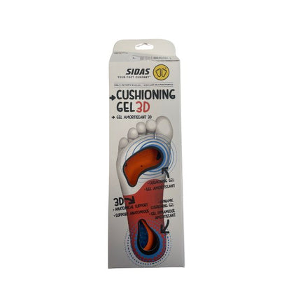 Preloved Sidas Cushioning Gel 3D Comfort Insoles - Damaged outer packaging