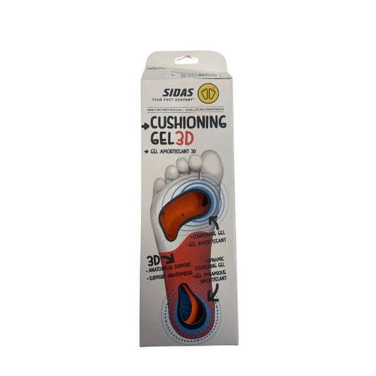 Preloved Sidas Cushioning Gel 3D Comfort Insoles - Damaged outer packaging