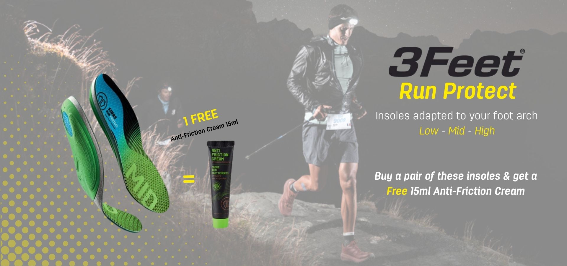 Sidas 3Feet Run protect offer with runner 