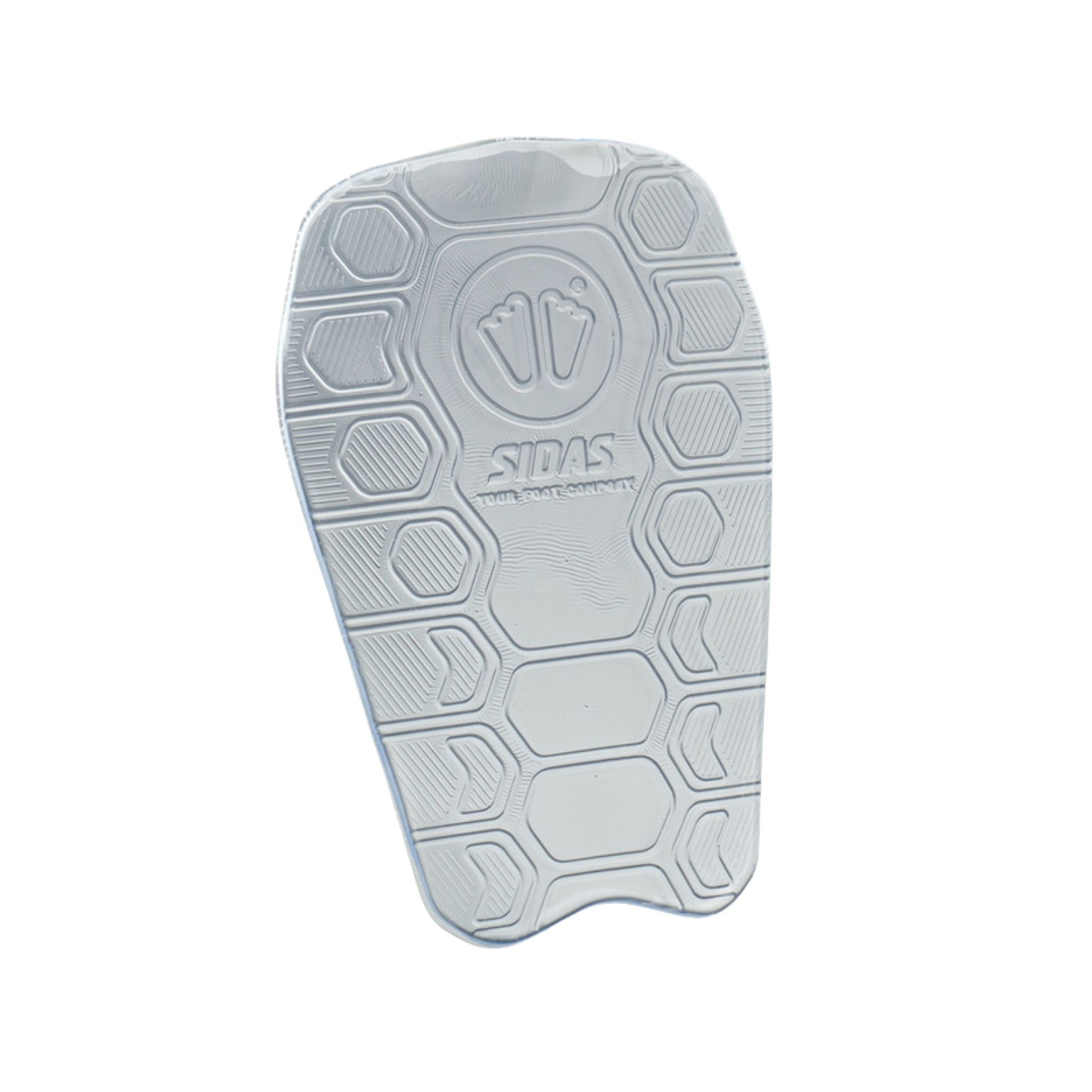 White textured pad with a brand logo on a white background