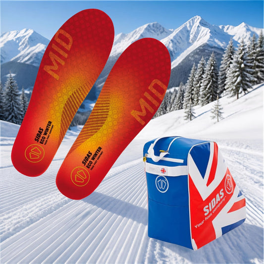Sidas 3Feet Eco Winter Insoles + Boot Bag