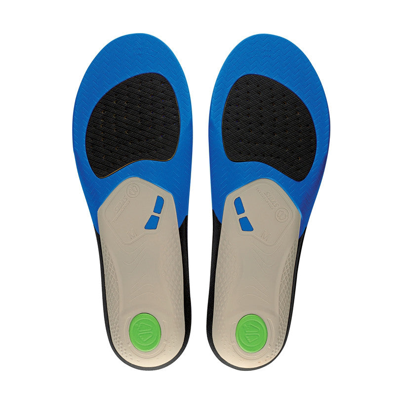 sidas 3feet trail running insole mid arch bottom view