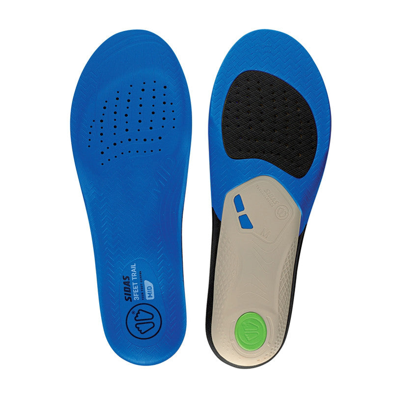 sidas 3feet trail running insole mid arch