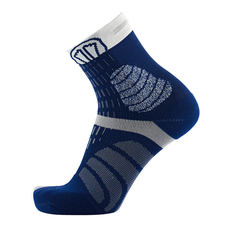 t-free trail running socks blue grey inside view