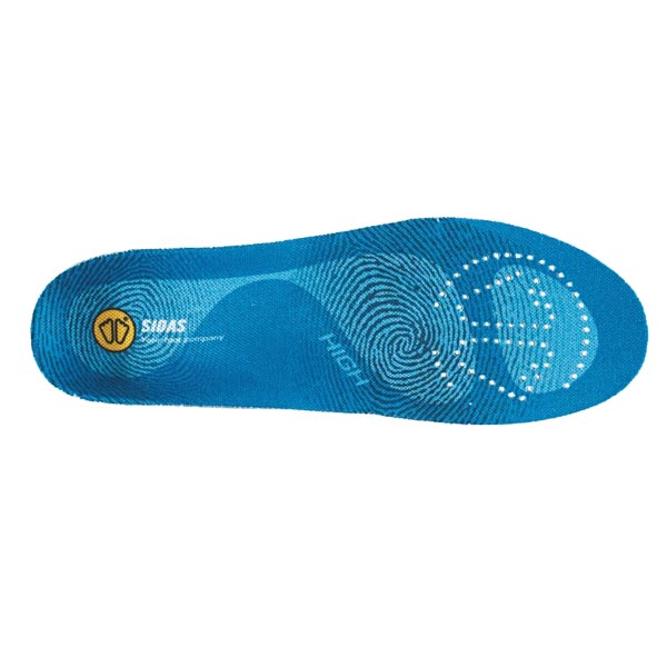 Sidas 3Feet High Wide Comfort Insoles top view