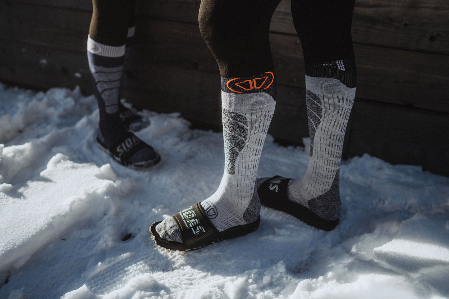 Sidas Ski Merino Anatomical Ski Socks Being Worn