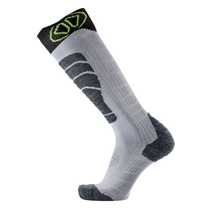 Anatomical Ski Socks | Ski Comfort | White/Black