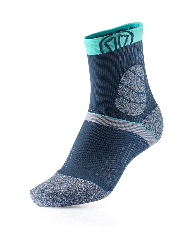 NEW | Trail Protect Socks | Grey/Turquoise