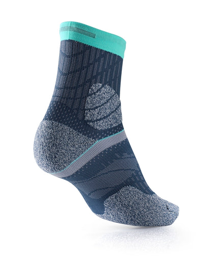NEW | Trail Protect Socks | Grey/Turquoise