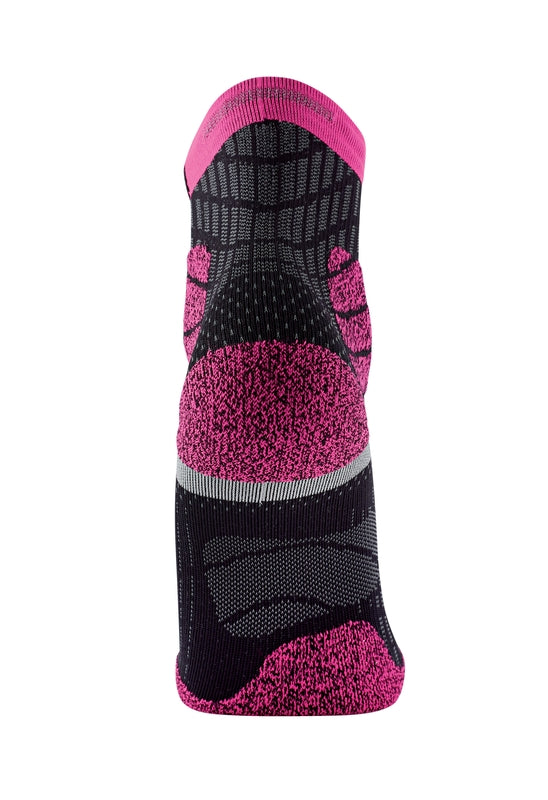 Sidas Trail Protect Socks Trail Running Socks Black Pink Rear View