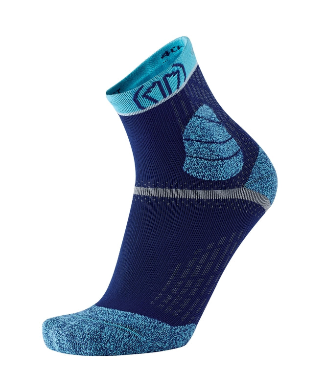 Sidas Trail Protect Trail Running Socks Blue Turquoise Side View