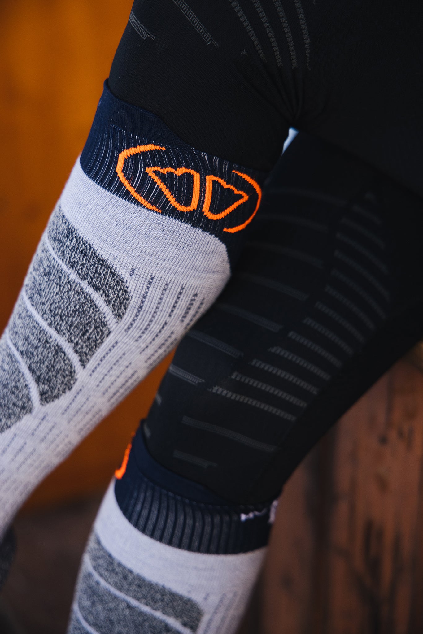 Sidas Ski Merino Anatomical Ski Socks Close Up