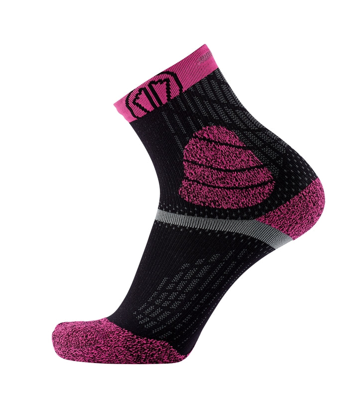 Sidas Trail Protect Socks Trail Running Socks Black Pink